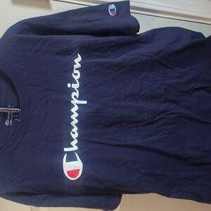 Champion Navy Blue T-Shirt Size Large,  Nwot